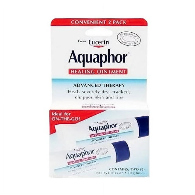 Aquaphor Healing Ointment - 0.35 Oz Tubes, 2/Pack, 3 Pack Visit the Aquaphor Store