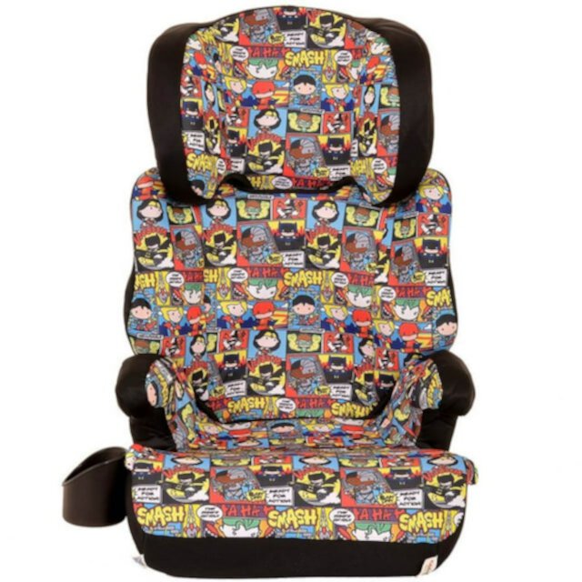 KidsEmbrace High-Back Booster Car Seat, DC Comics Justice League Chibi KidsEmbrace