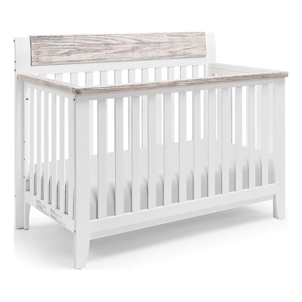 Suite Bebe Hayes Wood 4-in-1 Convertible Crib in Coffee/Weathered Stone Suite Bebe