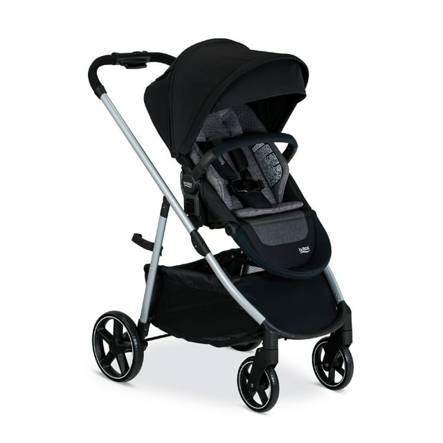 Britax Grove Modular Stroller, Lightweight Stroller with CozyFit, Pindot Onyx Britax