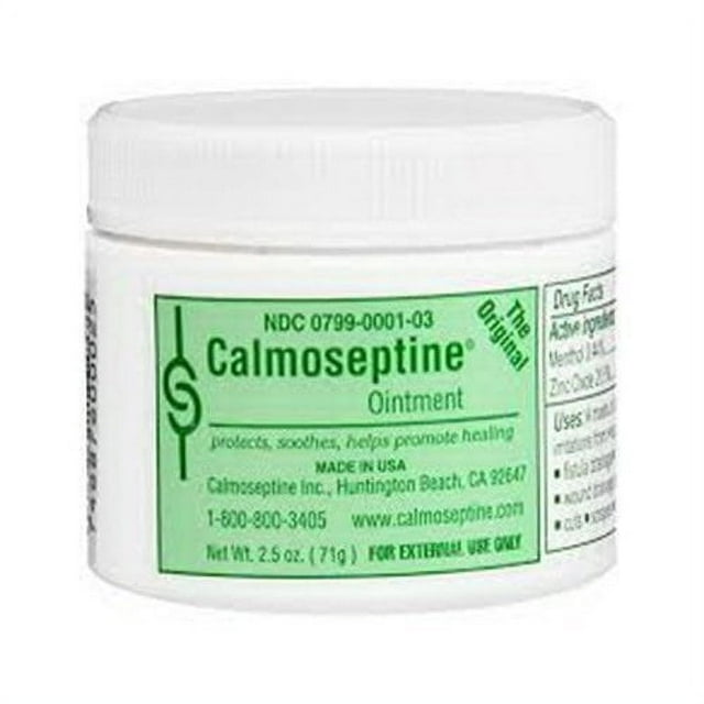 Calmoseptine Ointment - 2.5 Oz Jar Each (Pack of 3) Calmoseptine