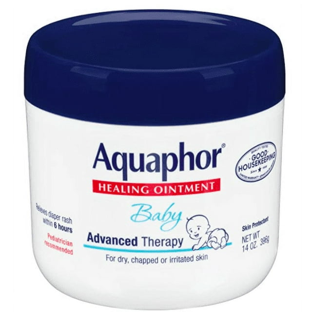 Aquaphor Baby Healing Ointment - Advance Therapy for Diaper Rash, Chapped Cheeks and Minor Scrapes - 14 Oz Jar Visit the Aquaphor Store