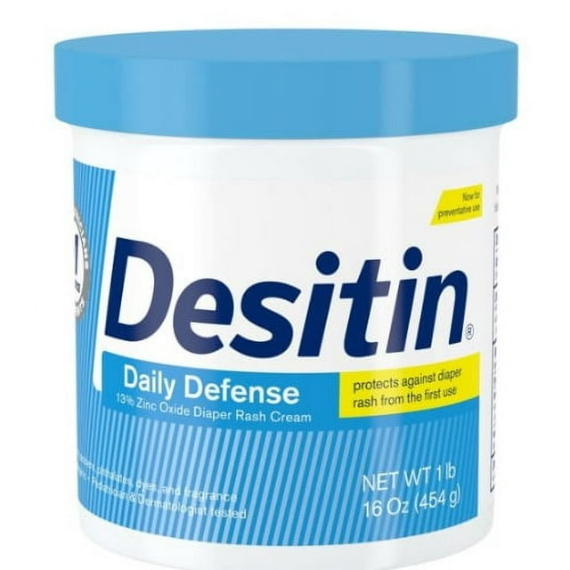 Desitin Rapid Relief Diaper Rash Treatment 16 Ounce Jar Unscented Ointment, 10074300495160 - SOLD BY: PACK OF ONE Desitin