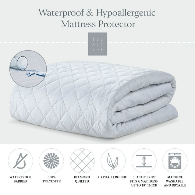 Ella Jayne Waterproof Mattress Pad  -  Twin XL Ella Jayne