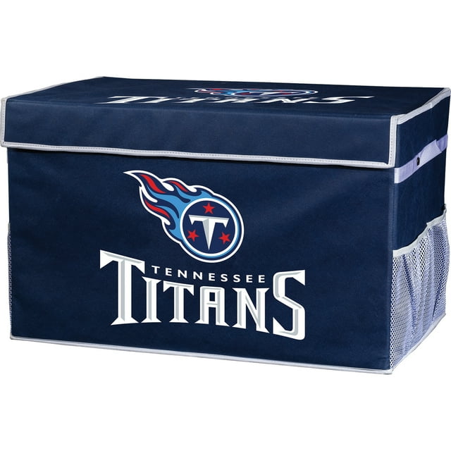 Franklin Sports NFL Tennessee Titans Collapsible Storage Footlocker Bins - Small Franklin Sports