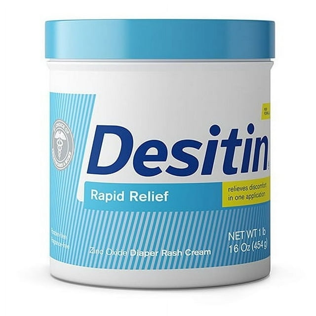 Desitin Baby Diaper Rash Creamy Rapid Itch Relief Cream - 16 Oz Desitin