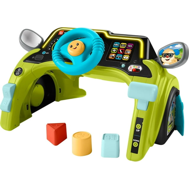 Baby & Toddler Learning Toy Laugh & Learn Sit & Steer Driver Car Activity Center with Smart Stages for Ages 6+ Months Visit the Fisher-Price Store