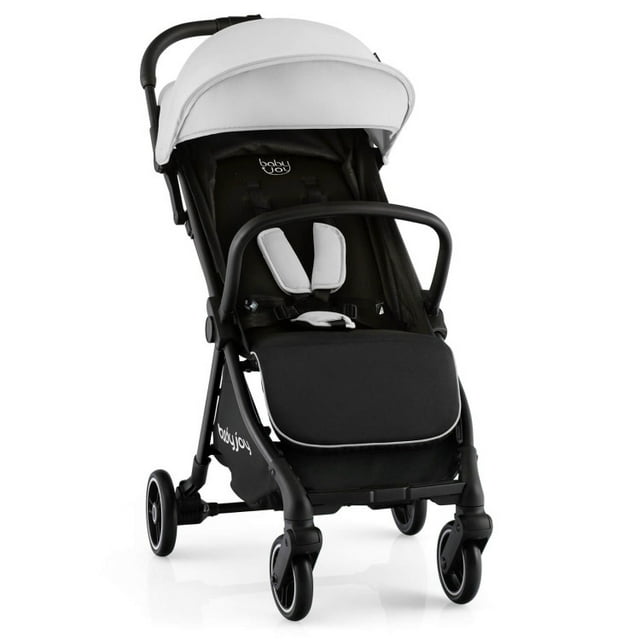 Barara King Travel Stroller,Baby Wagon,One-Hand Folding Portable Lightweight Baby Stroller with Aluminum Frame-Gray Barara King