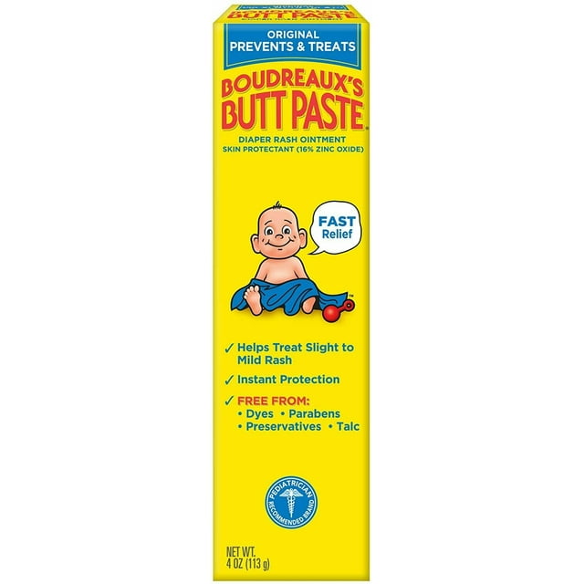 Boudreaux's Butt Paste Tube, Diaper Rash Ointment 4 oz (Pack of 2) Visit the Boudreaux's Butt Paste Store