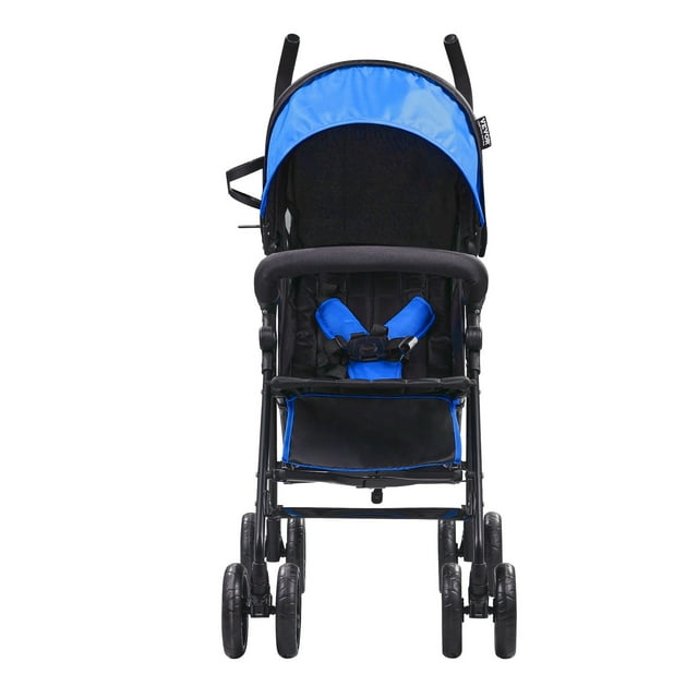 VEVOR Lightweight Stroller - Compact, Easy Fold, Adjustable Backrest, Black & Blue VEVOR