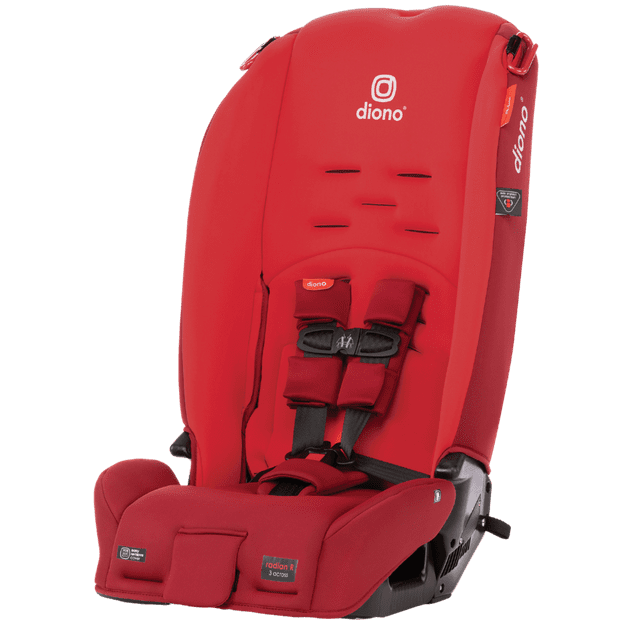 Diono Radian 3R All-in-One Convertible Car Seat, Slim Fit 3 Across, Red Cherry Diono