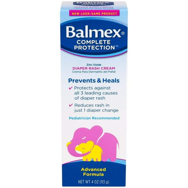 Balmex Complete Protection Diaper Rash Cream, 4 oz Balmex