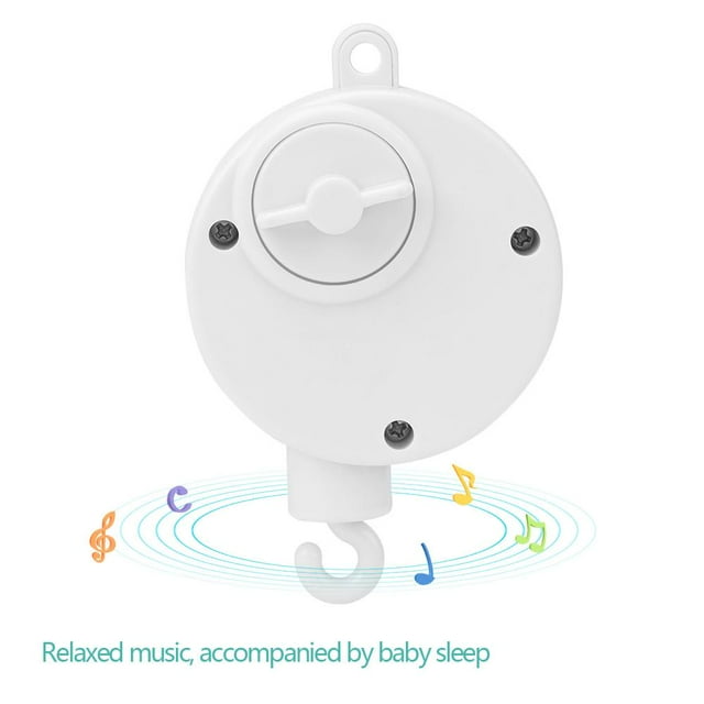 Mgaxyff Baby Infant Crib Bed Hanging Bell Toy Mechanical Music Box Relaxing Sweet Melody, Baby Bed Music Box Mgaxyff