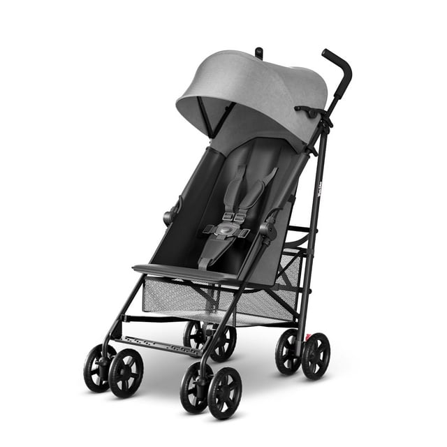 Trek Lite Umbrella Stroller - Compact Fold, Multi-Position Recline, Travel Stroller with Carry Strap, Large Storage and Cup Holder LEMONGRASS FARMS