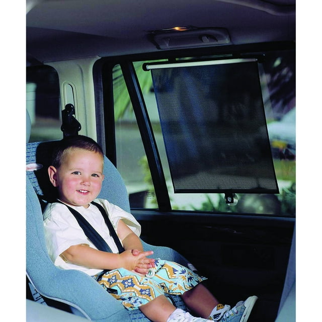 Dreambaby Model L2072 Adjustable Baby Car Sun Shade, 2 Count in Black Dreambaby