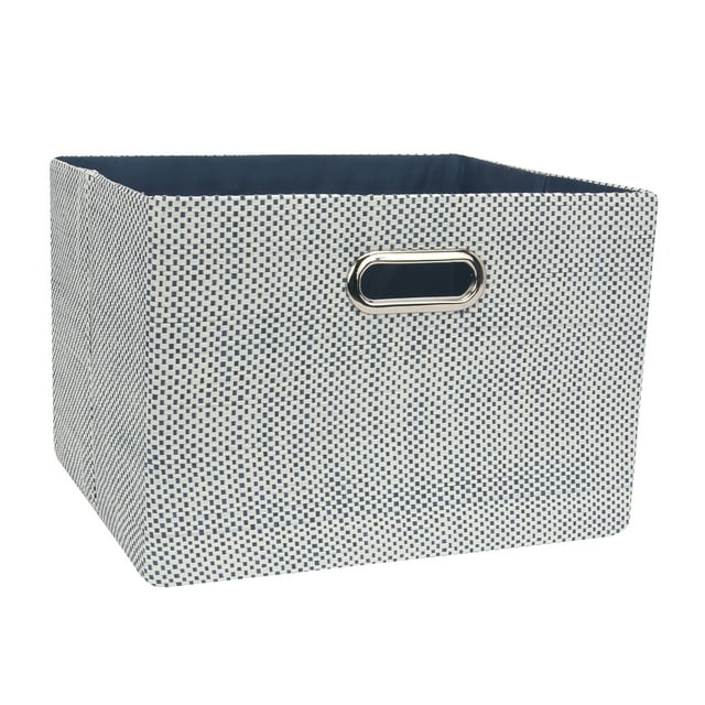 Lambs & Ivy Blue Foldable/Collapsible Storage Bin/Basket Organizer with Handles Lambs & Ivy