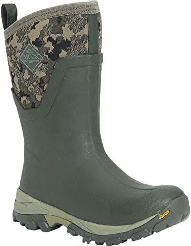 MUCK Women's Arctic Ice Agat Waterproof Lightweight Warm Mid Rubber Rain Boots Muck