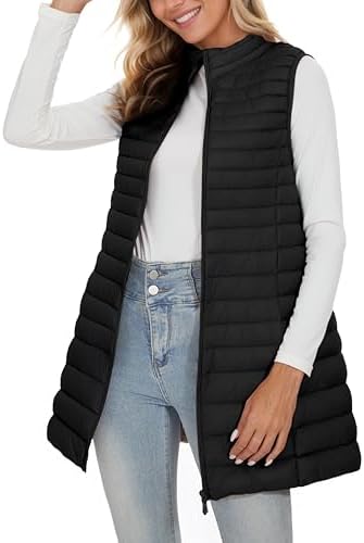 Женский Пуховый и верхний жилет ELFJOY Long Puffer Vest ELFJOY