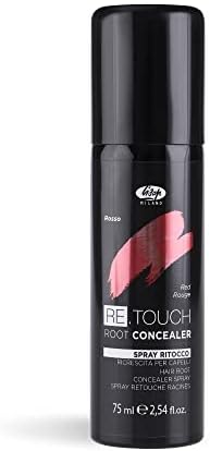 Lisap Black Root Touch Up for Temporary Hair Color | Instant Concealer for Color Gaps & White Hairs | 2.54 fl oz Lisap