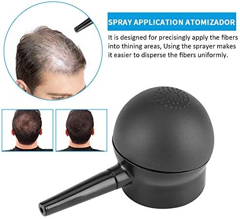 Hair Building Fibers Spray Pump Applicator,Spray Nozzle for Hair Fibers to Instantly Thicken Thin or Bald Hair for Men&Women,Hair Loss Concealer Tool Suitable for 0.97 OZ hair fiber bottles ALIVER