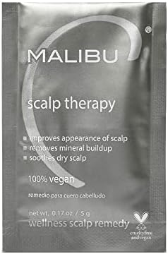 Malibu C Scalp Therapy Wellness Remedy - Mineral Build Up Scalp Cleanser with Salicylic Acid + Vitamin C - Moisturizing & Soothing Dry Scalp Care Malibu C