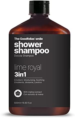 The Goodfellas' smile, SOLO/SANDALWOOD,& MANDARIN, Luxury 3 in 1 Body Wash and Hair Shampoo for Men, 17 Fluid Oz. - MADE IN ITALY - Smells Incredible | Amazing Lather The Goodfellas' smile