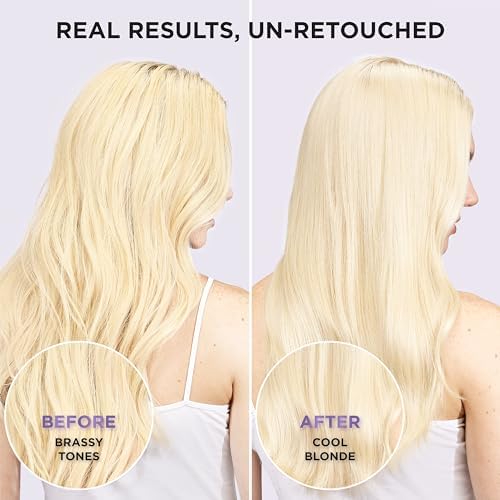 L’Oreal Paris EverPure Sulfate Free Brass Toning Purple Shampoo and Conditioner Set for Blonde, Bleached, Silver, or Brown Highlighted Hair, 1 Kit L'Oréal Paris