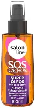 Salon Line SOS Curls Super Oil Treatment Oil 100ml: Defined, nourished and protected curls Salon Line