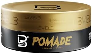 L3 Level 3 Pomade - Improves Hair Strength and Volume Long-Lasting Hold Infused with Keratin L3