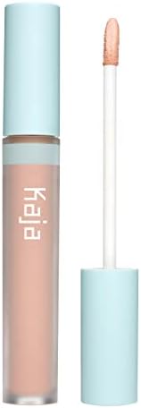 Kaja Liquid Concealer - Cat Nap | with Aqua Ceramide, Peach-toned Under Eye Brightener, Hydrating, Blendable, Seamless Coverage for Dark Circles and Puffiness, 0.19 Oz Kaja