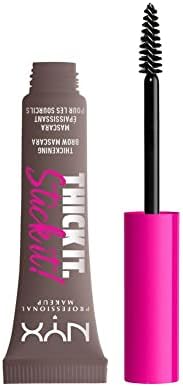 NYX PROFESSIONAL MAKEUP Thick It Stick It Thickening Brow Mascara, Eyebrow Gel - Taupe Nyx