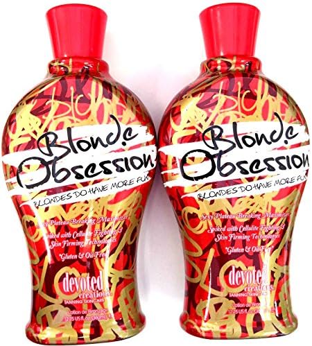 Lot of 2 Devoted Creations Blonde Obsession Indoor Tanning Lotion Bronzer 12.25 Fl Oz Devoted Creations