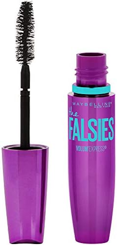 Maybelline Volum' Express Falsies Volumizing, Washable Mascara, Blackest Black, 2 Count MAYBELLINE