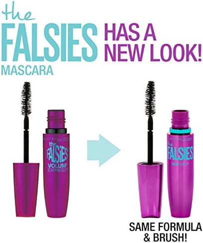 Maybelline Volum' Express The Falsies Waterproof Mascara, Volumizing and Separating Make Up Formula, Blackest Black, 1 Count MAYBELLINE