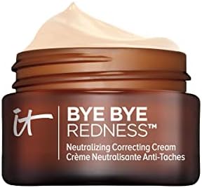 IT Cosmetics Bye Bye Redness - Neutralizing Color-Correcting Cream - Reduces Redness - Long-Wearing Coverage - With Hydrolyzed Collagen - 0.37 fl oz IT Cosmetics