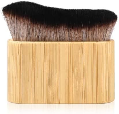 Makeup Brush for Body Tanner Brushes Self Tanning Sunless Fake Tan Cosmetic Large Kabuki Brush Fine Leg Foundation Application Tool for Blending Liquid Mousse Full Face Spray Bronze Dimeho