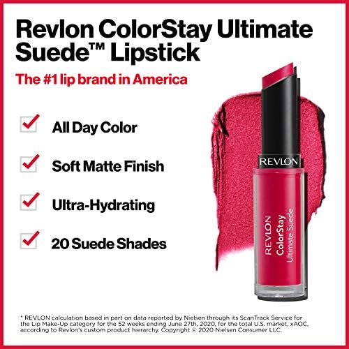 Помада для губ ColorStay Ultimate Suede, стойкая, ультраувлажняющий цвет, 2,5 г Revlon