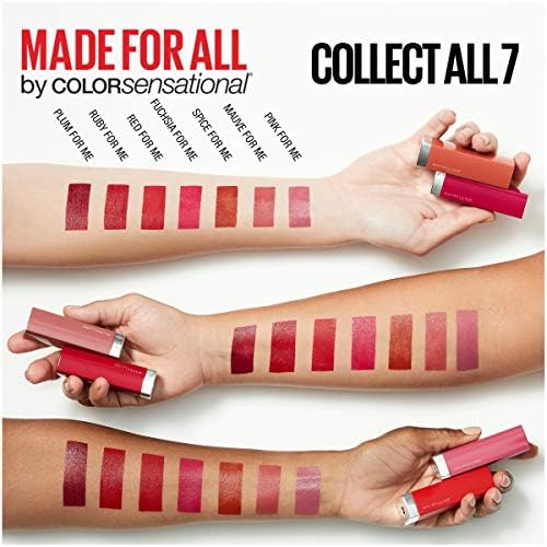 Помада Maybelline Color Sensational Made for All, Нежный цвет для всех оттенков кожи, Spice For Me, оранжево-коричневая MAYBELLINE