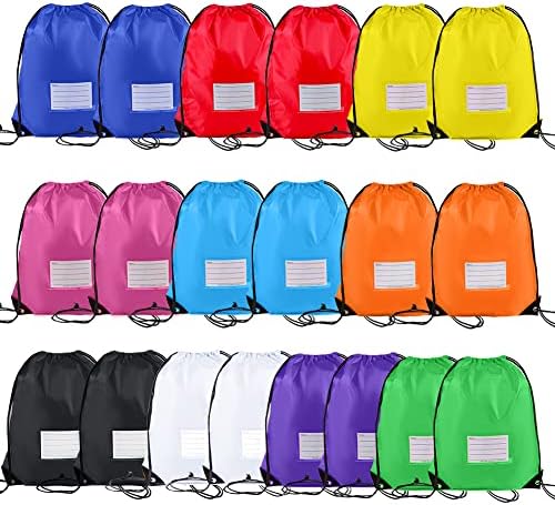 20 Pack Drawstring Bags,Bulk Draw String Backpack, DIY Gym Sports Cinch Bag Sackpack for Women Men CODOBON