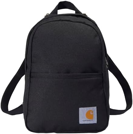 Рюкзак повседневный Carhartt Classic Mini Backpack, черный, прочный и водоотталкивающий с регулируемыми лямками Carhartt