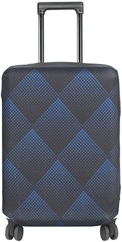 Washable Luggage Cover - Fashion Suitcase Protector Fits 27-30 Inch Luggage (Black, L) Hyper Venture