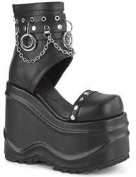 Женские Босоножки на каблуке Demonia Wave-22 Black / 6 Demonia