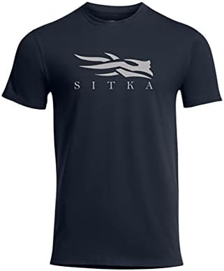 SITKA Gear Men's Pima Cotton Short Sleeve Lightweight Everyday Icon Tee Shirt, Eclipse, XL SITKA Gear