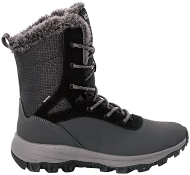 Женские Спортивные ботинки Jack Wolfskin Everquest Texapore Snow High Hiking Boot, Phantom/Black, 7.5 Wide Jack Wolfskin