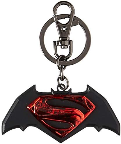 Брелок с карабином DC Superman v Batman Dawn of Justice Limited Edition черный из олова DC