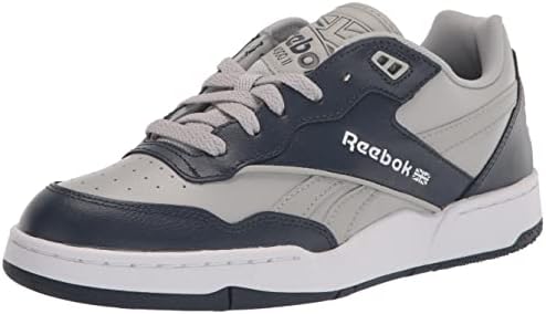 Reebok Unisex BB 4000 II Basketball Shoe, Pure Grey/Vector Navy/White, 12 US Men Reebok