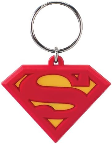 Брелок с карабином DC Superman Logo Soft Touch PVC DC