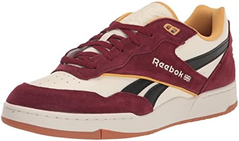 Reebok Unisex BB 4000 II Basketball Shoe, Vintage Chalk/Classic Burgundy/Black, 9.5 US Men Reebok