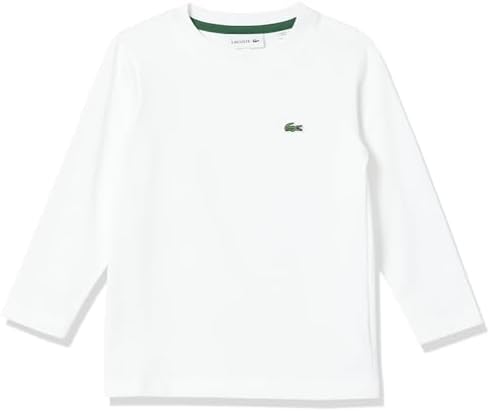 Женская Футболка Lacoste С Длинным Рукавом С Круглым Вырезом Из Хлопка Lacoste