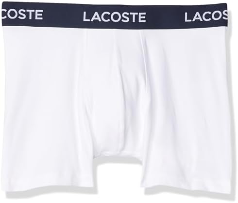 Lacoste Mens Cotton Stretch Essentials Boxer Briefs 5 pack Lacoste